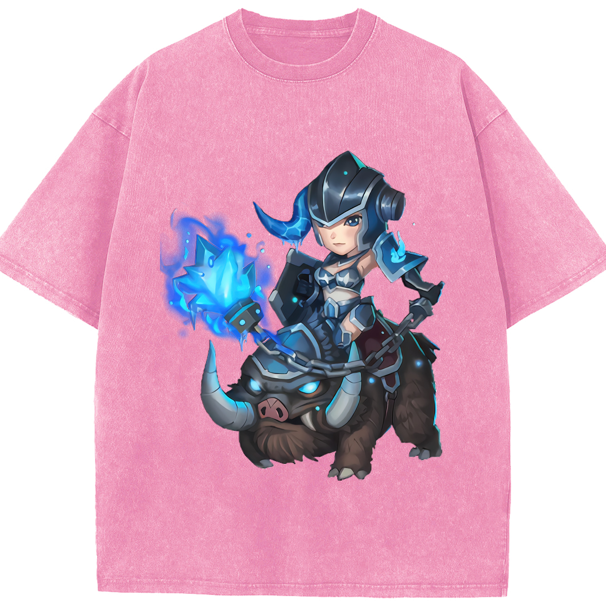 リーグ・オブ・レジェンド League of Legends LOL 綿100% ヴィンテージ風 半袖Tシャツ（フロントプリント）
